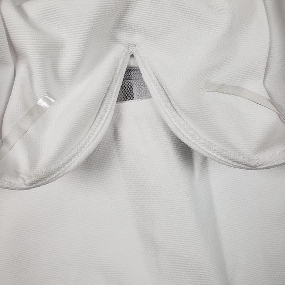 Teeze Me Solid White Strapless Bodycon Split Mini Dress Junior's Size 3 - Picture 7 of 9